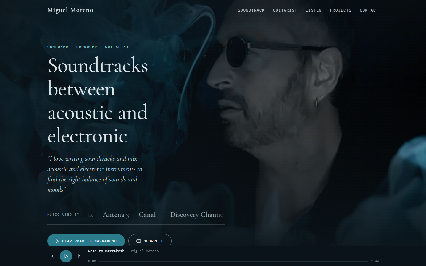 Web de Miguel Moreno: discos y música para escuchar